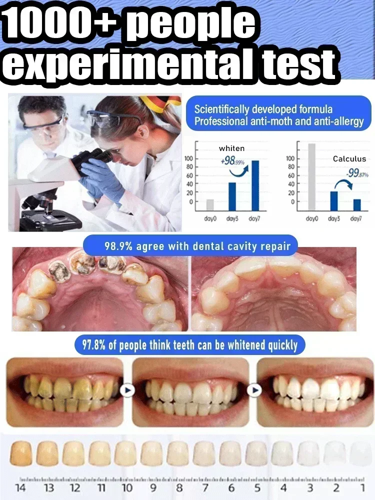 7 Effective Teeth Whitening Tooth decay repair  Calculus Plaque Periodontitis Remove Cavities