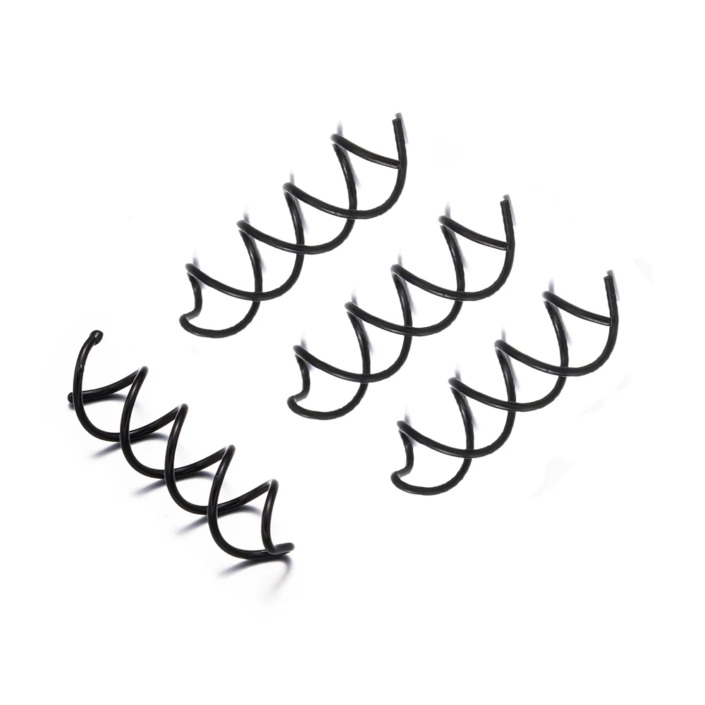 10pcs Metal Black Spiral Hair Spin Pins Twist Screw Hairpin for Women Girls DIY Headwear Accessories Making Supplies Ornaments