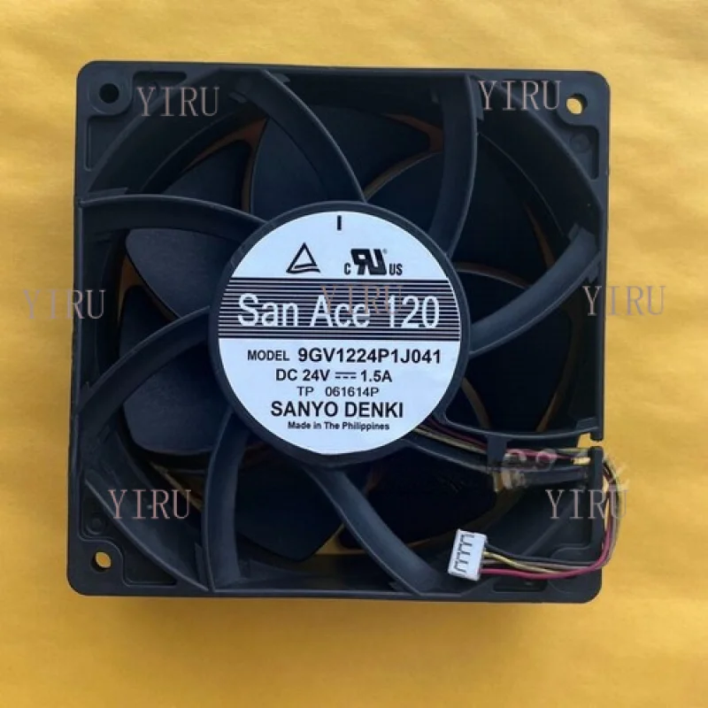 

L для Sanyo 9GV1224P1J041 24 В 1,5 А 12038 12 см 4-проводной инверторный охлаждающий вентилятор