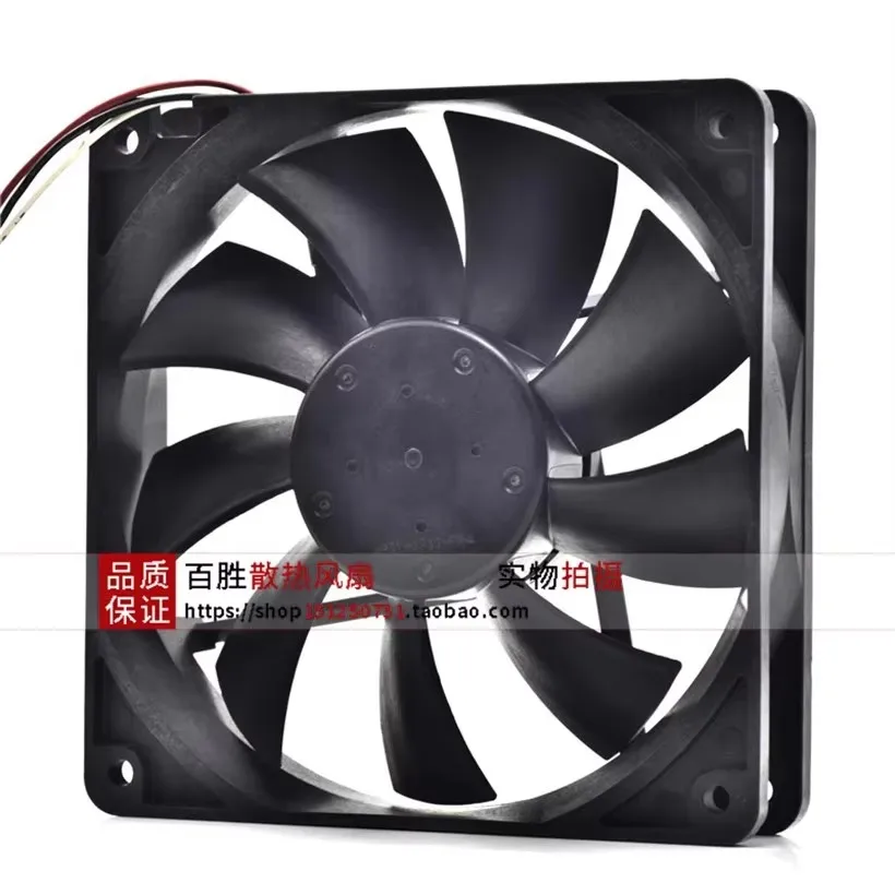 Original 4710KL-04W-B29 120 * 120 * 25MM 12CM 12V 0.25A three wire speed measuring case cooling fan