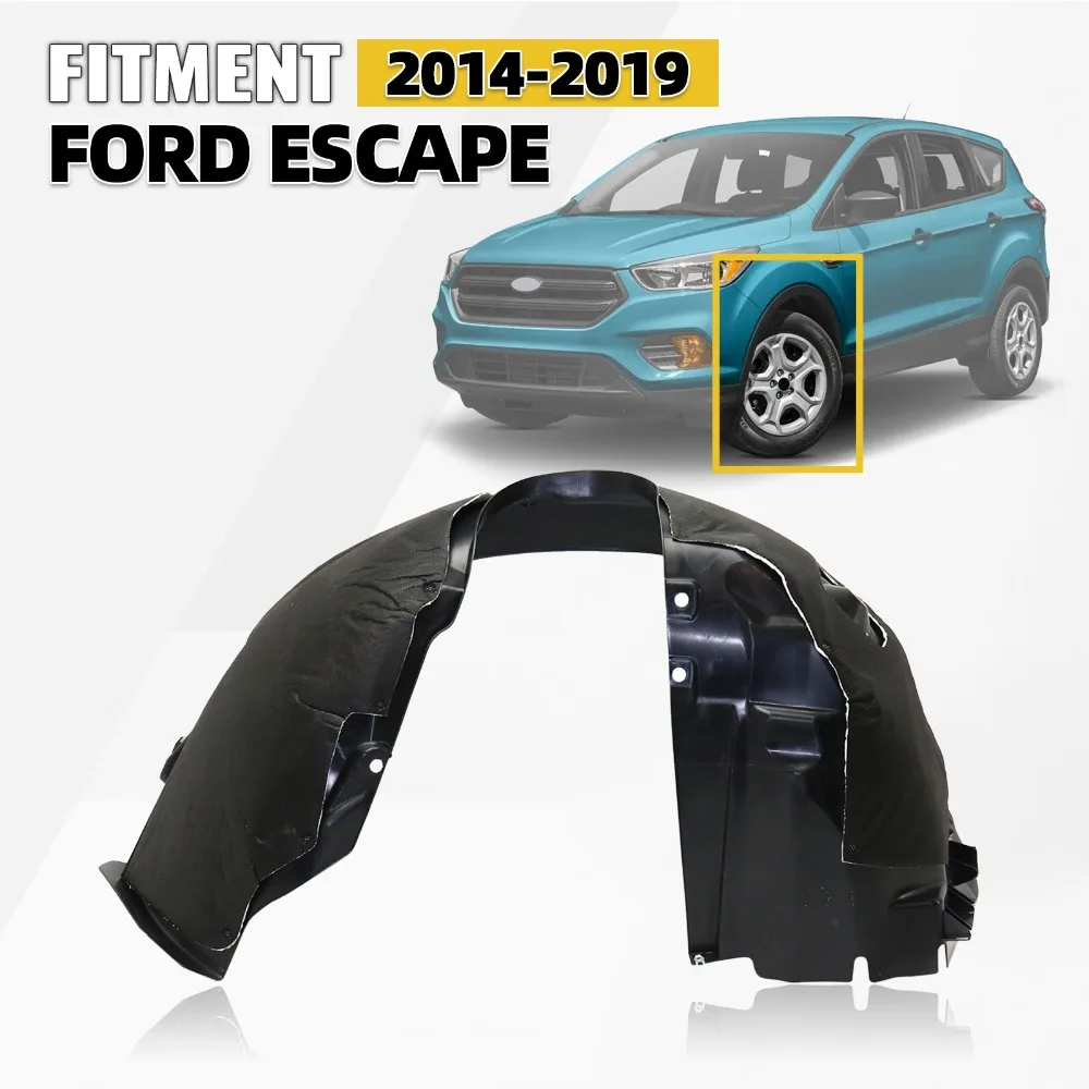 

Front Fender Liner For 2014-2019 Ford Escape Thermo Inner Panel Left Driver LH