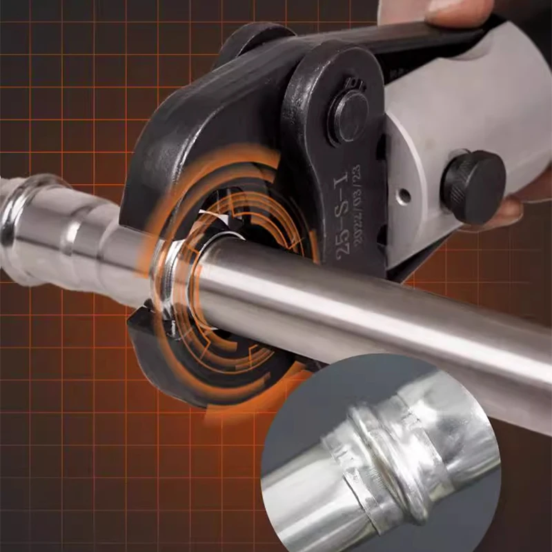 

Electric Hydraulic Pipe Crimper Stainless Steel Rechargeable Water Pipe, Aluminum-Plastic Pipe, Copper Pipe, Thin-Wall Tube Crim