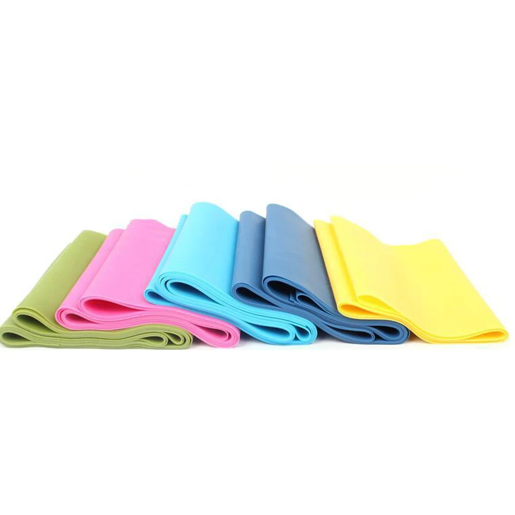 

Yoga Tension Belt Strength Training Elastic Bands Stretch Resistance Loop Exercise Strap Fitness