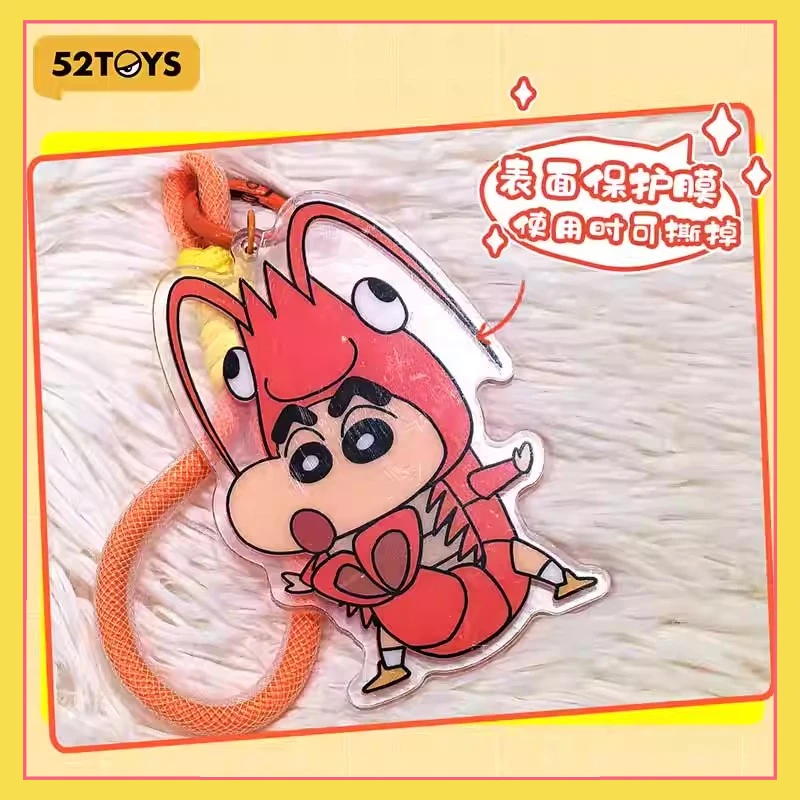 

Anime Crayon Shin chan Ingredients Series Hanging Rope Acrylic Keychain Backpack Pendant Accessories Peripheral Gifts