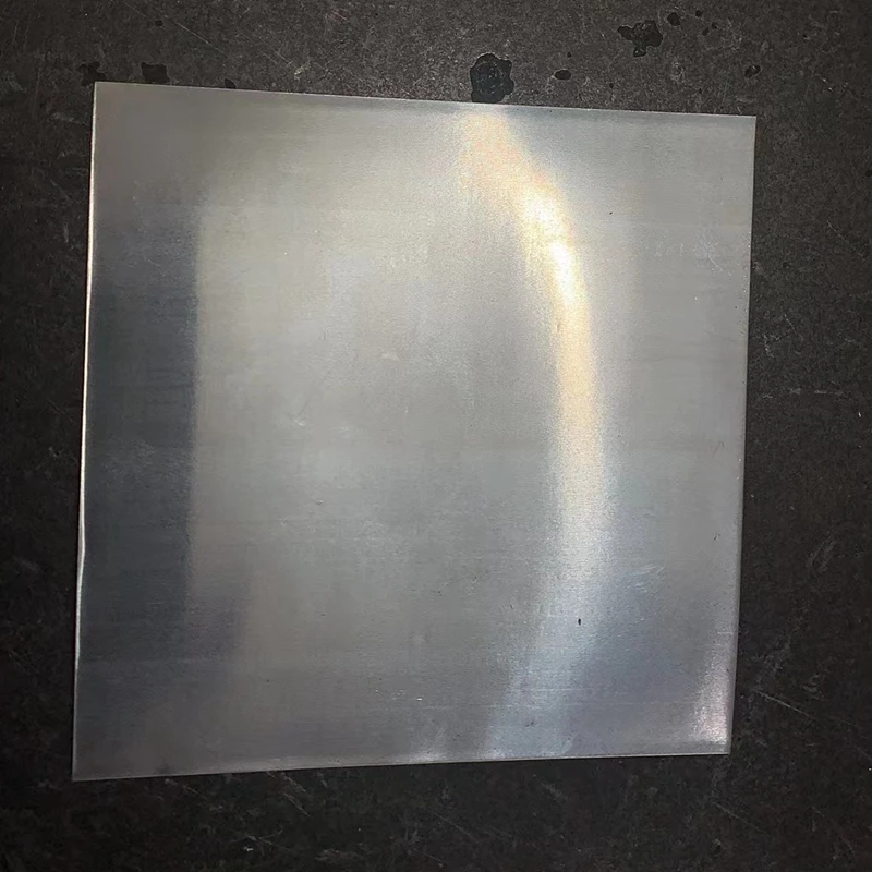5 sztuk nowa niebiesko-biała blacha ocynkowana o wysokiej czystości 99.9% czysta blacha cynkowa do laboratorium naukowego 140x140x0.2mm