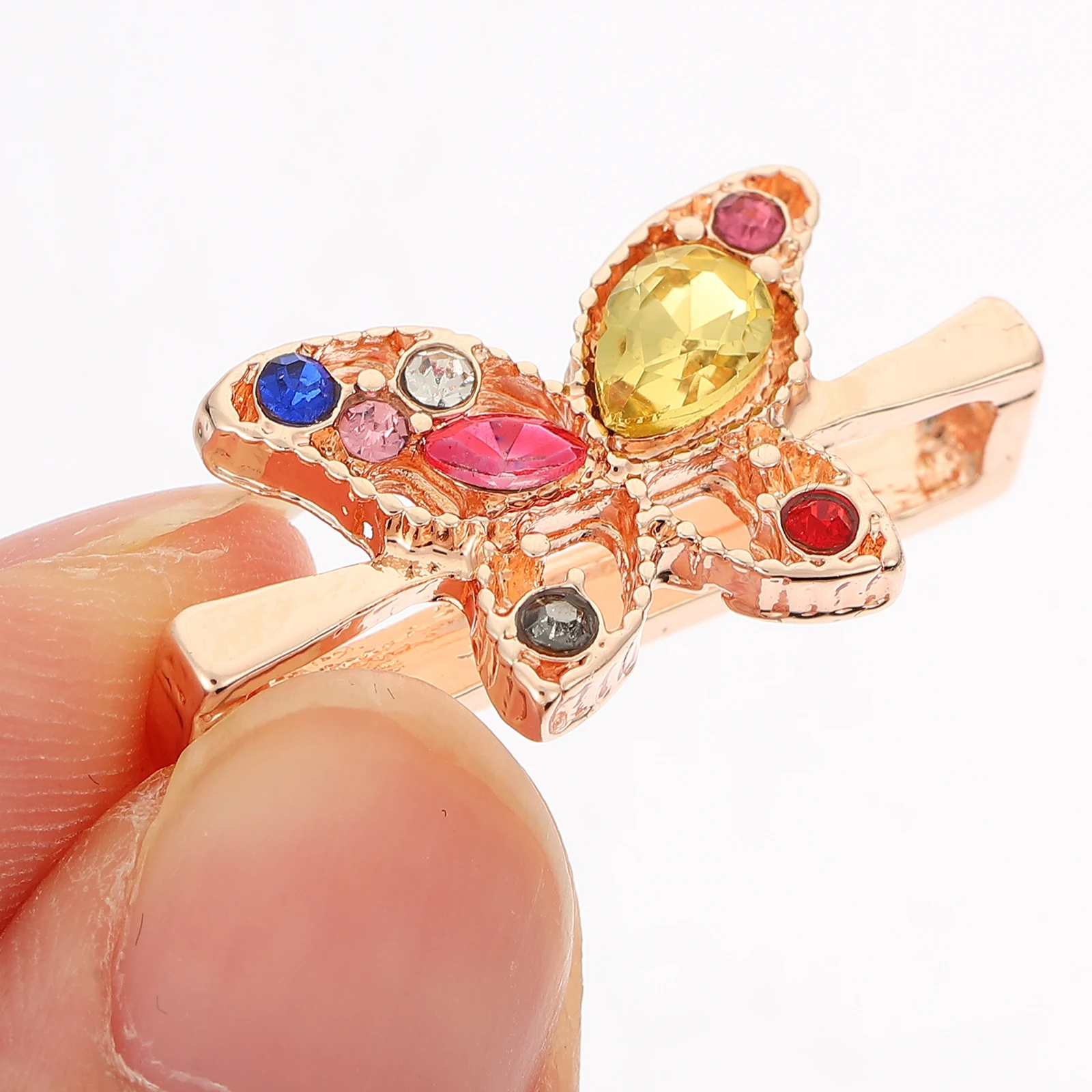 

5 Metal Decorative Rings Watch Strap Charms Smartwatch Band Decoration Mini Accessories Compatible Resin Alloy Style Watchband