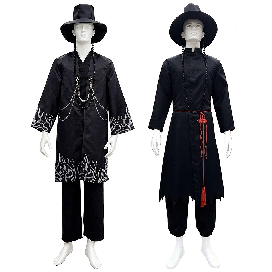 

KPop Jinu Demon Saja Cosplay Hunters Clothes Adult Kid Boy Cartoon Role Play Stage Performance Costume Children Carnival Apparel