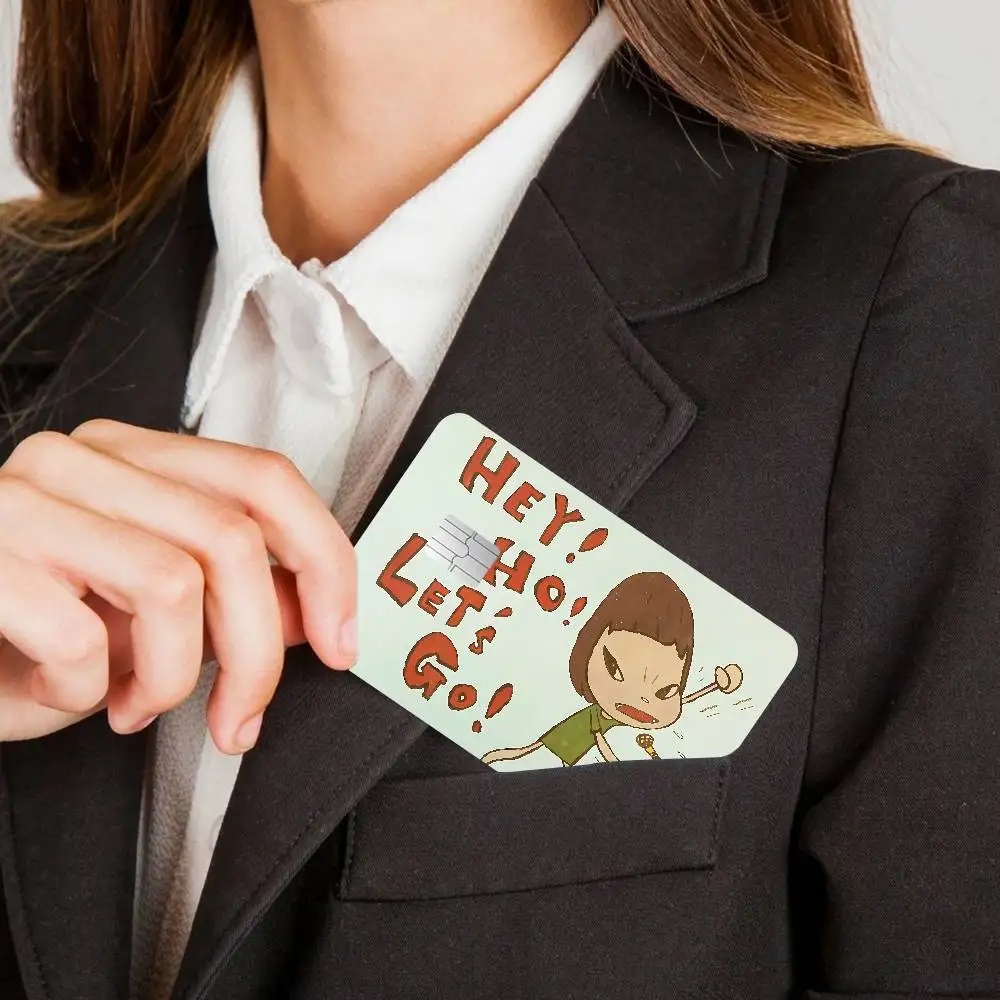 Y-Yoshitomo Nara 100% Hot Sale Amine Credit Debit Bank Card Bus Card Film Skin Sticker