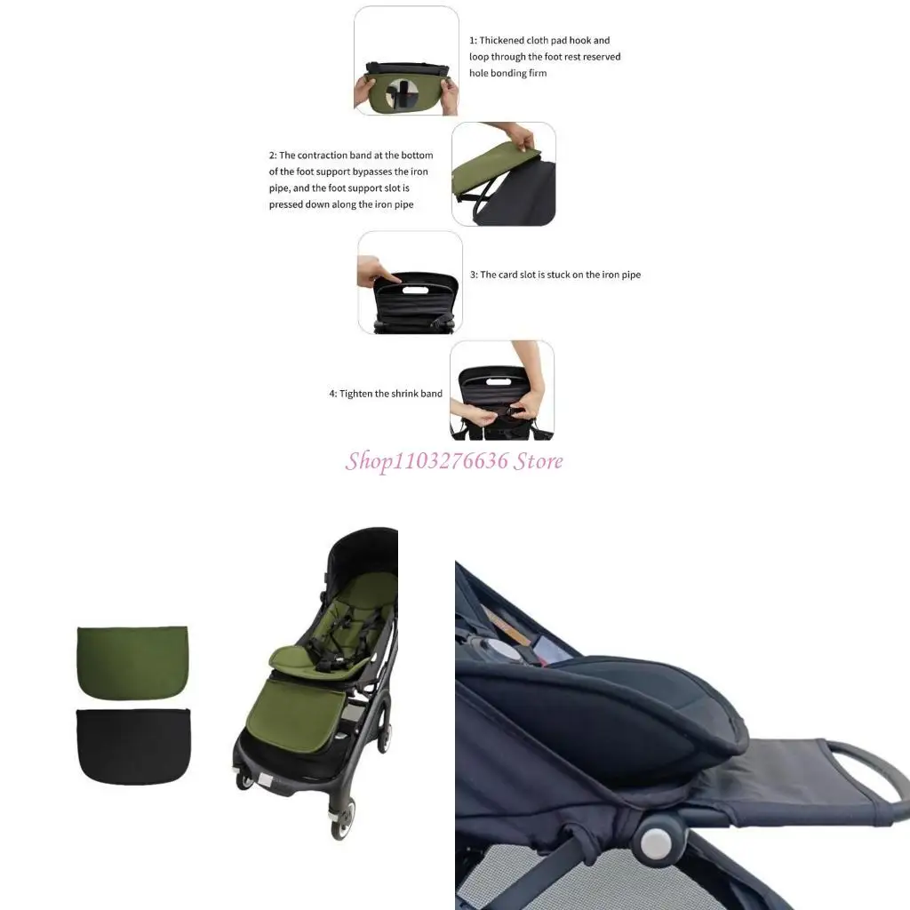 

R6FD Adjustable Footrest Extender Panel Secure Installation for Butterfly