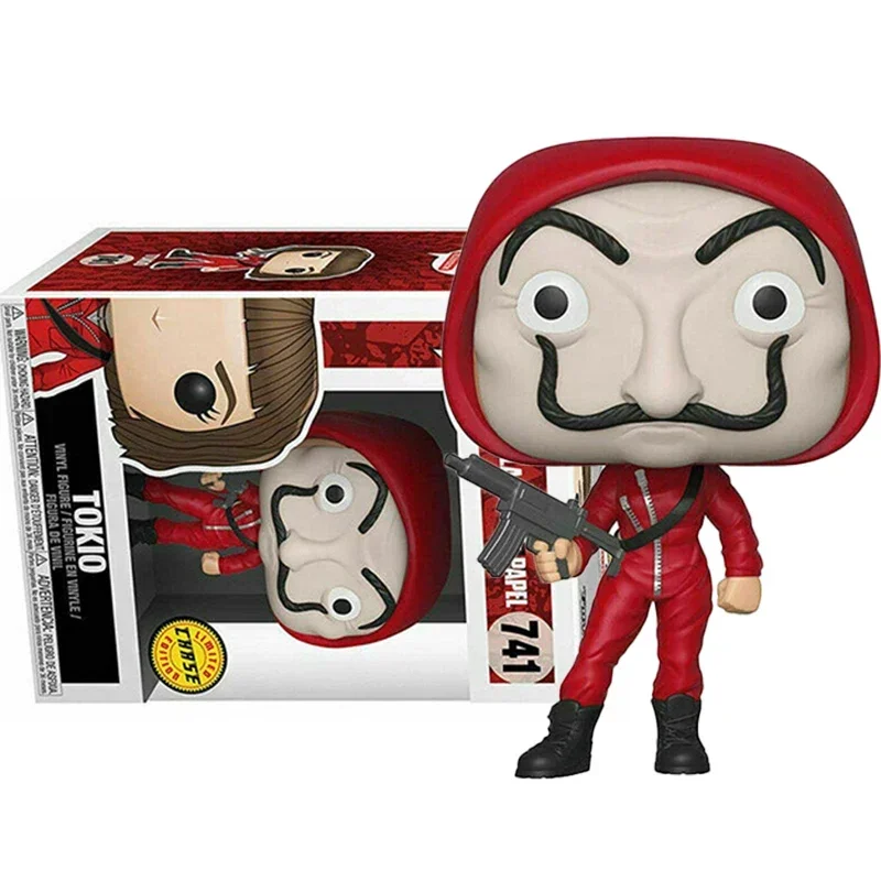 funko pop La Casa #741 TOKIO #743 BERLIN Chase Exclusive POP de Papel  Action Figure Toys House of Paper Money Heist Gifts