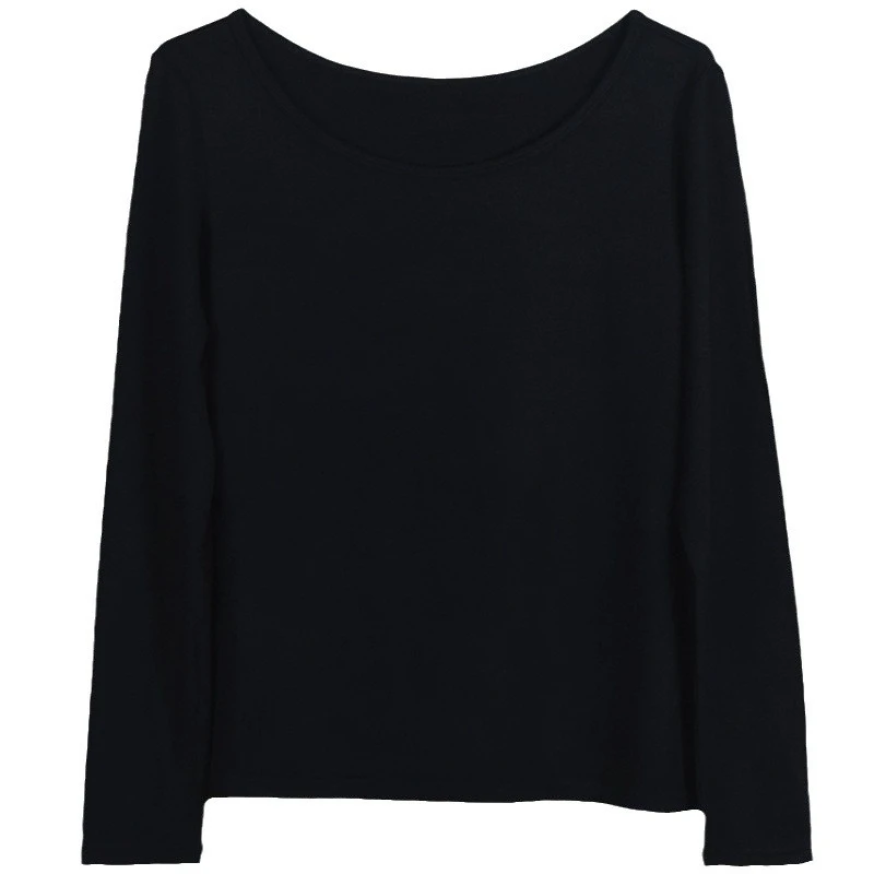 

Women's Modal Thin Soft T-Shirt for Spring & Autumn Slim Fit Crew Neck Base Layer Halloween Comfortable Versatile Clothes