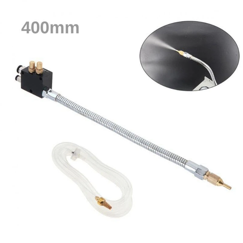 AC88-Atomizing Coolant Lubrication Spray System 400Mm,Sprayer Metal Hose For Cutting/Engraving/Cooling Machine