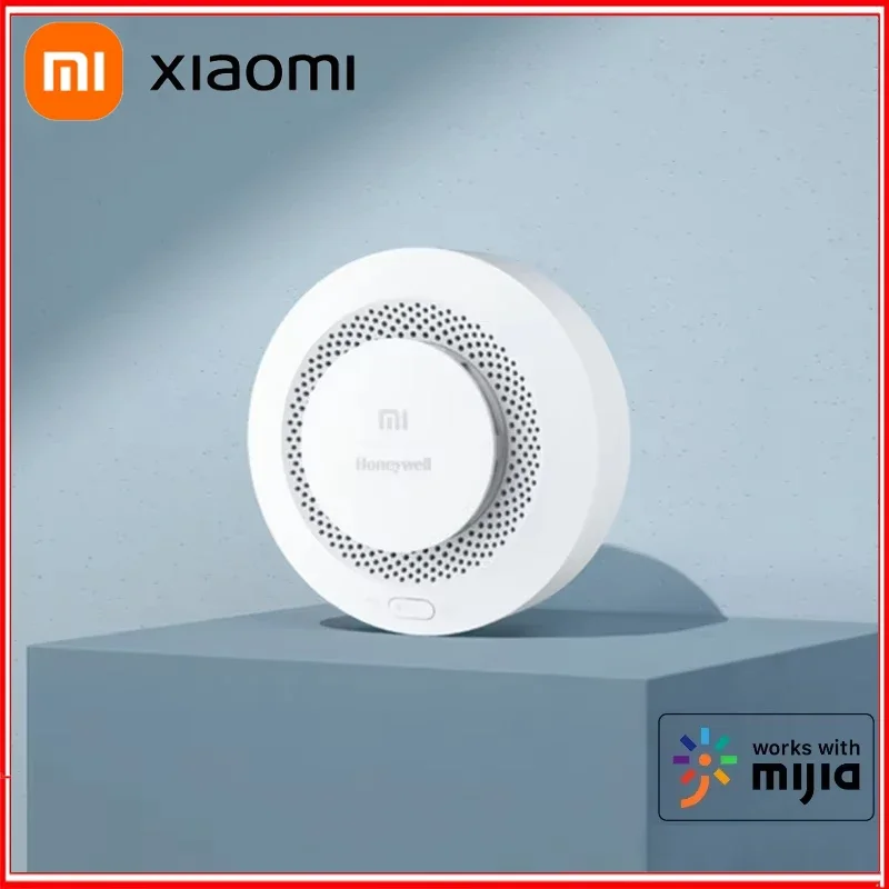 Xiaomi Smoke Detector 2 Honeywell Sensor Fire Audible Visual Alarm Bluetooth Mesh Gateway Smart Linkage Work For Mihome App