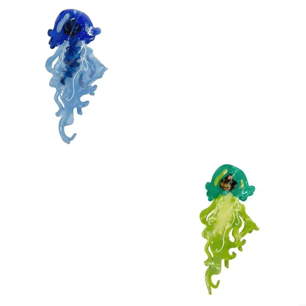 Colorful Acetate Jellyfish Hair Claw Clip for Women Large Size Strong Grip Hair Clamp for Various Outfit and Hairstyles Y166