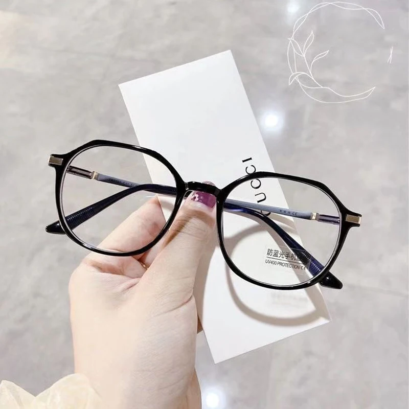 1 PC Computer Glasses Men Women Frame Eyeglasses Clear Spectacles Unisex Anti-Stress Decorative Blue Light Blocking Filter