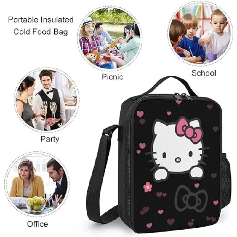 Sanrio HelloKitty Backpack Adjustable Shoulder Straps Fashion Children High Capacity Schoolbag Lovable Light Children Backpack