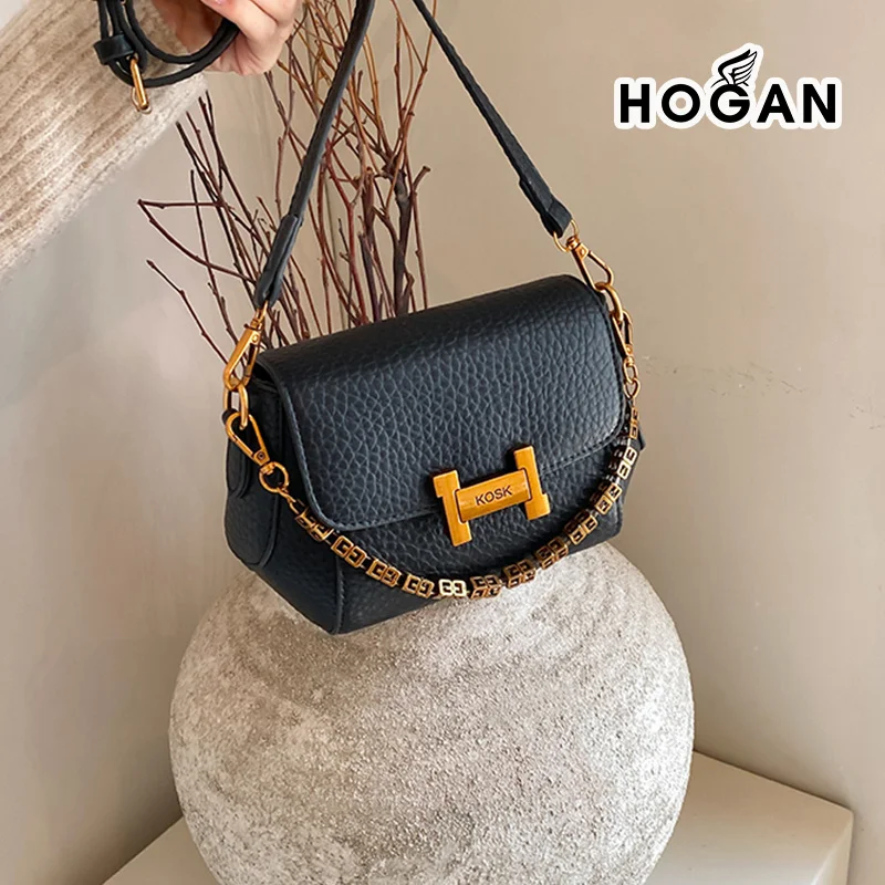 HOGAN 2025 Early Spring New Products H-KOSK Series Women's Crossbody Bags Shoulder Bags Elegant Practical Handbags cute