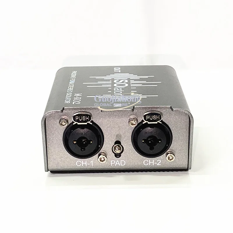 

Xanon Audio Isolator 6.5mm Female 2 In 2 Out Mixer Reduce Current Noise Balancer Passive