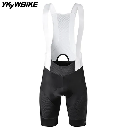 YKYWBIKE-pantalones cortos con pechera para Ciclismo para hombre, pantalones cortos de verano para bicicleta de carretera, pantalones para Ciclismo MTB, ropa de Ciclismo para hombre