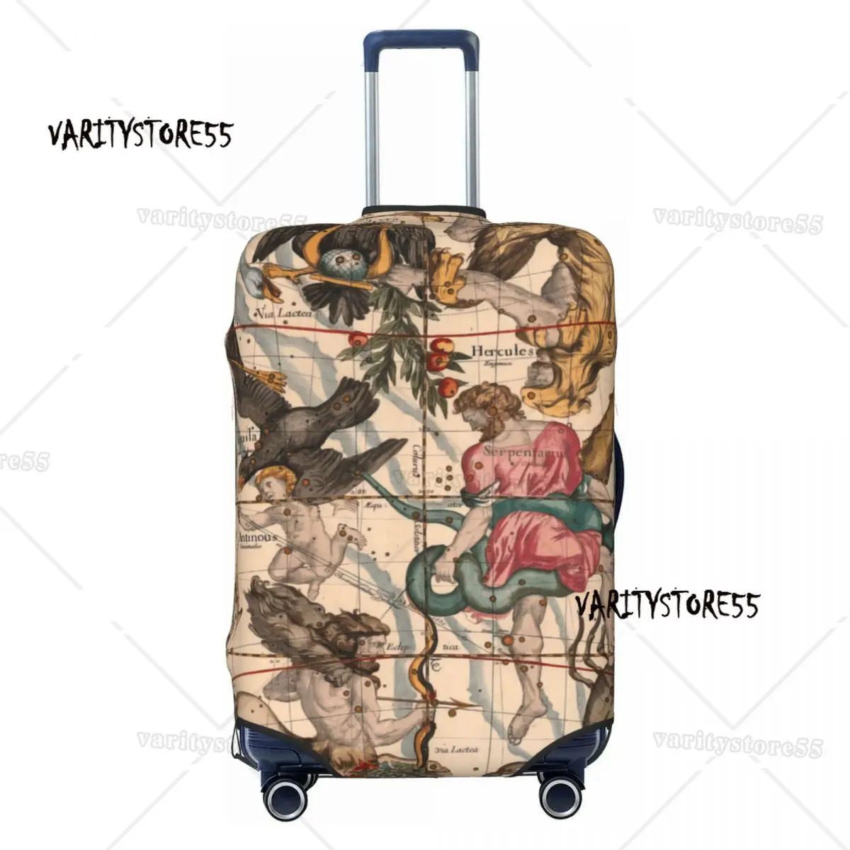 Constellation Chart Print Luggage Protective Dust Covers Elastic Waterproof 18-32inch Suitcase Cover Travel Accessories