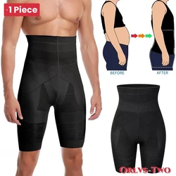 Men Tummy Control Shorts High Waist Slimming Shapewear Abdomen Belly Flat Body Shaper Leg Underwear Compression Briefs Boxer 3XL