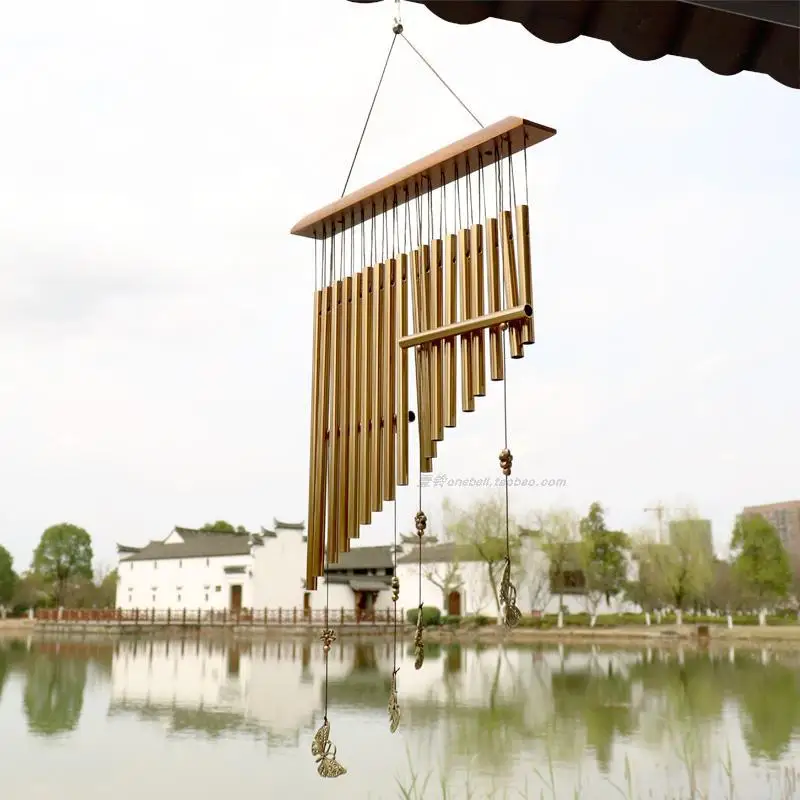 SGF الصينية الرجعية شنقا الديكور في الهواء الطلق فراشة هدية عيد ميلاد الدعائم الرياح الموسيقية الرنين