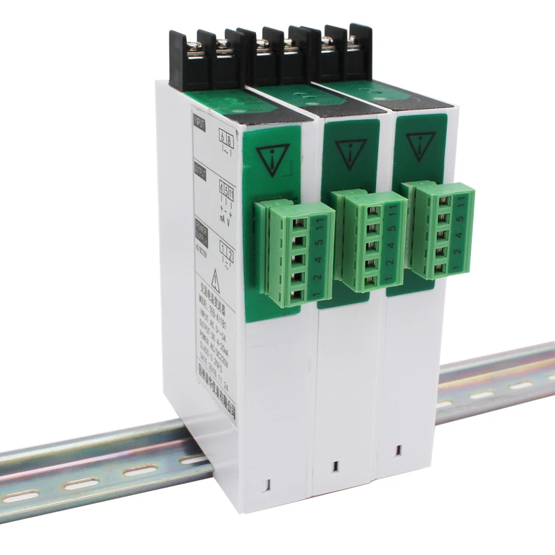 AC current transmitter 220V input power output AC0-5A4-20mA10V single and three-phase 194-BS4I