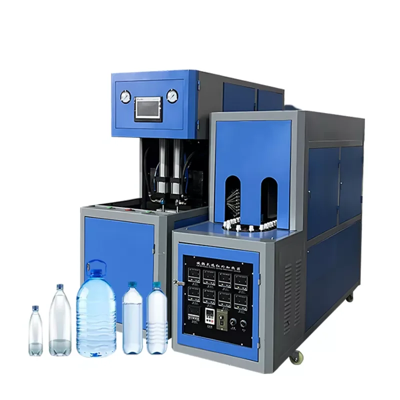 1L 10L 20L PET Semi-automatic Plastic Water Bottle Making Machine Bottle Blowing Machine PP PE Plastic Bottles Making Machinery