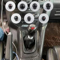 1pcs Racing Carbon Fiber Gear Shift Knob Car Manual Transmission 6 Speed for Ford Focus Fiesta MK7 MK8 ST Shift Knob Car Parts