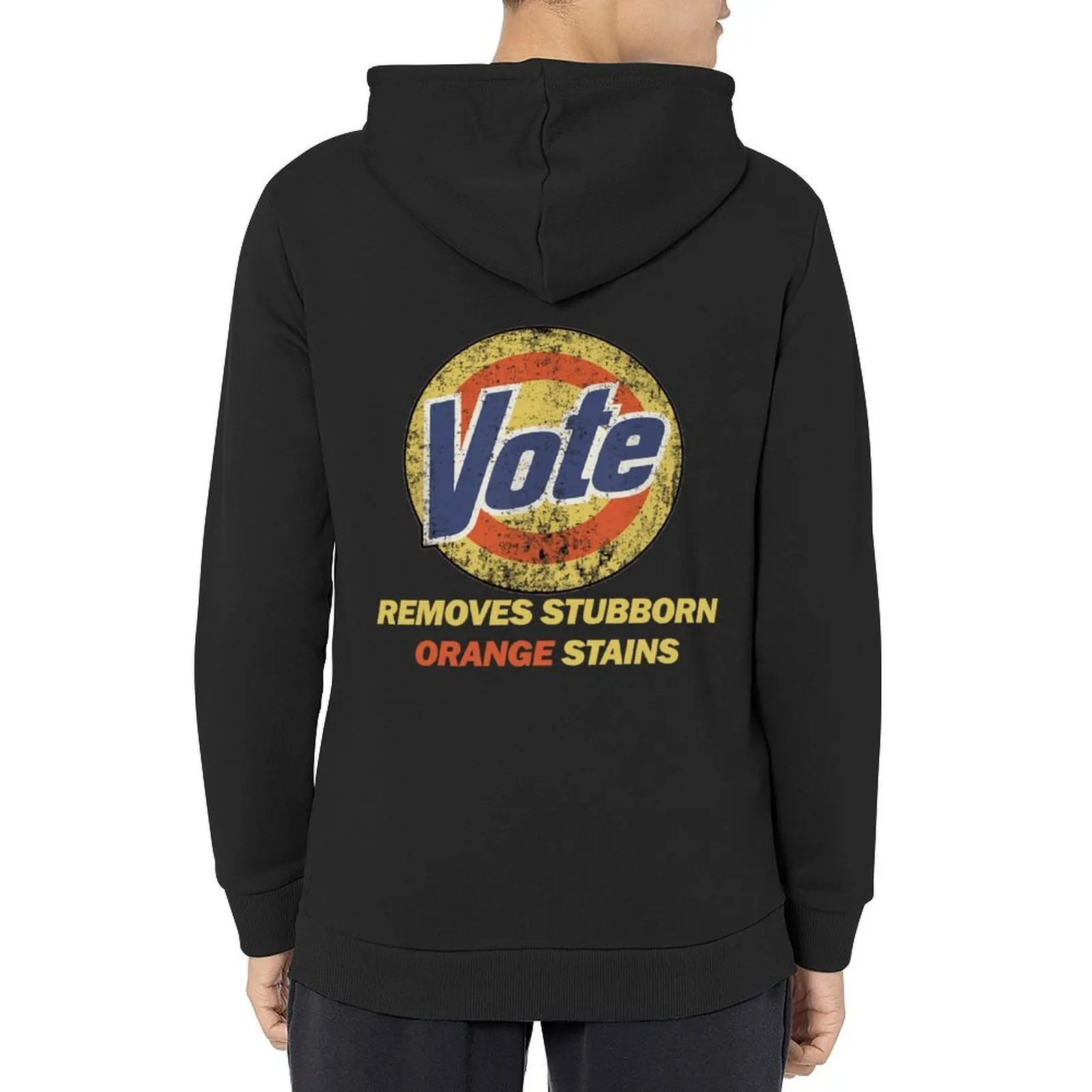 

Vote Removes Stubborn Orange Stains Hoodie autumn new products winter clothes mens clothing men's winter sweater hoodie man