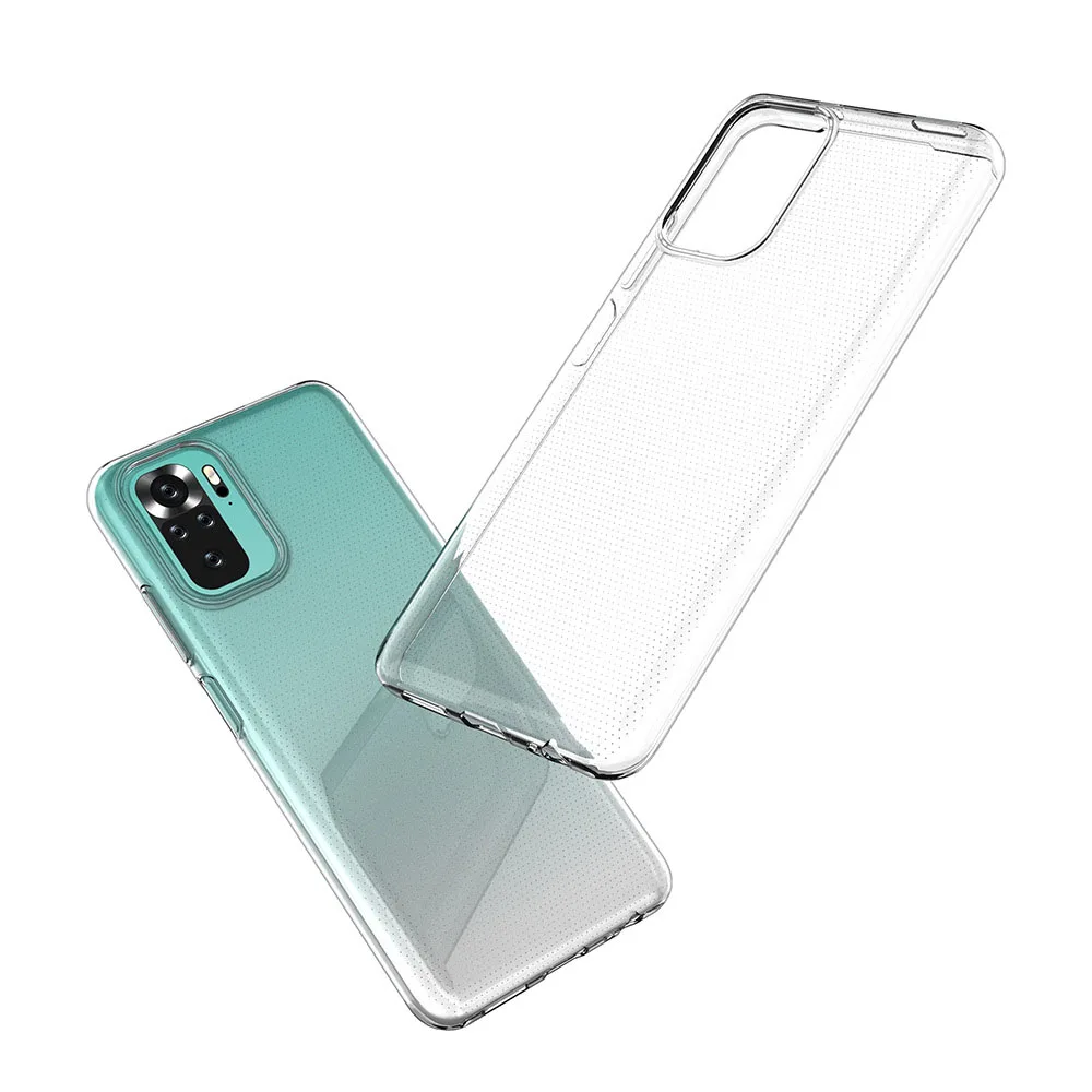 Clear Silicone Phone Case For Xiaomi Redmi Note 10S 9T 8T 10 9 9s 8 7 6 Pro K20 10C 12 12C 9A 9C 8A 7A Transparent Soft Cover