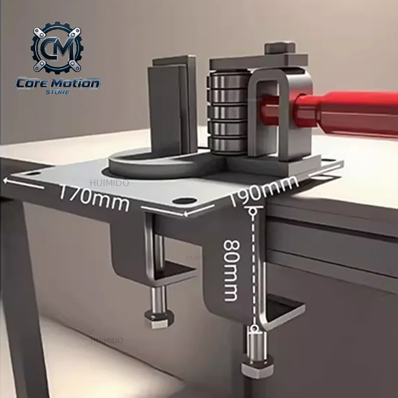 New Manual Flat Bar Bender 90° Right-Angle Bending Machine—The Ultimate Tool for Bending Copper Busbars—Handcrafted Tool