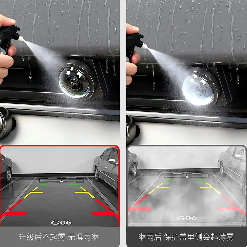 For Dongfeng MAGE HUGE BOX VIGO SHINE Upgrade Car Camera Protection Cover 360° Panoramic Anti-fog Function Camera Lens Cover