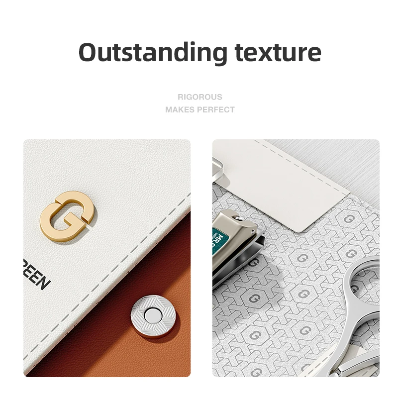 MR.GREEN Kleurrijke manicureset Praktische pedicureset Nagelknipper Persoonlijke verzorging Gereedschap Gezichtshaarschaar met modekoffer