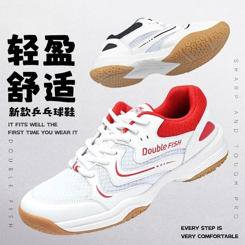 

Classic Brand Comfortable Breath Badminton Sport Shoe Top Quality Wearable Table Tennis Shoe Designer Non-Slip Indoor Court Shoe