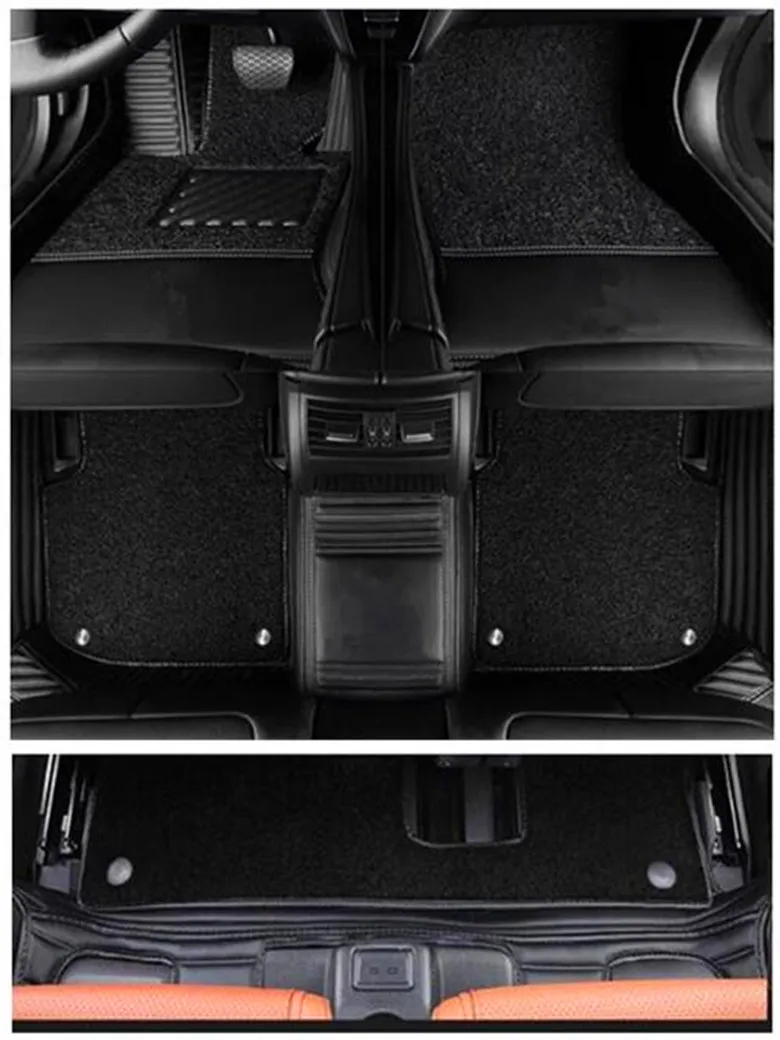 

Custom car floor mats for Mercedes Benz GLB 180 200 220d 250 2025-2020 7 seats waterproof double layers carpets for GLB 2024
