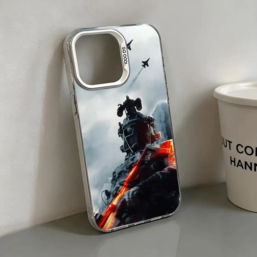 Shooter Game B-Battlefield2042 Phone Case For IPhone 17 16 15 14 13 Pro Max Air Matte Laser Metallic Aurora Luxury Case - view 4