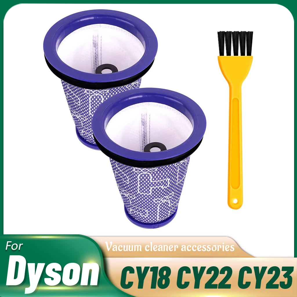 2 قطعة فلتر HEPA قبل المحرك لدايسون CY18 CY22 CY23 CY24 CY25 CY26 CY27 CY28 الكرة الكبيرة مكنسة كهربائية استبدال قطع الغيار