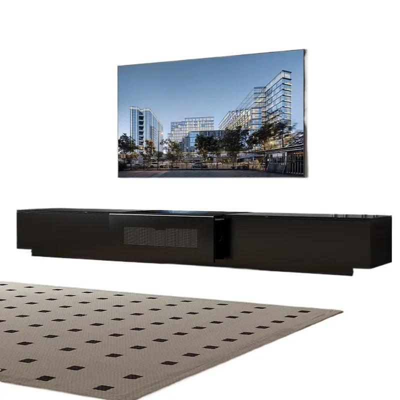 

100-Inch laser TV special cabinet electric telescopic table 120/150/inch full intelligent projection TV cabinet