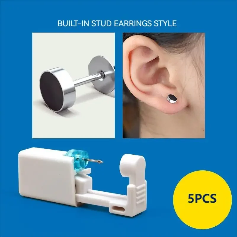 

Body tools Five Packs Of Disposable Ear Piercing Tools That Can Be Used By Both Men And Women While Also Preventing Allergies