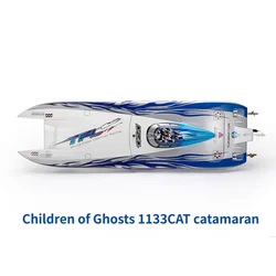 CAT Catamaran 1133tfl Fiberglass Hull Brushless Electric RC Remote Control Electric