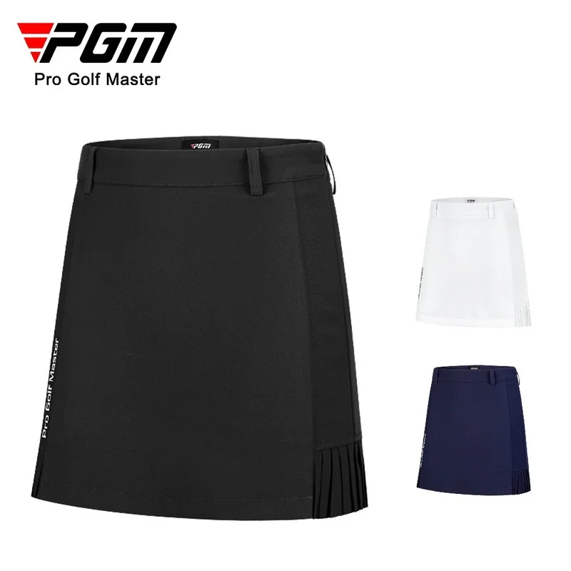 

PGM Women Golf Short Skirt Female Summer Breathable Sports Girl Elasticity Wear Anti-exposure Pleated Skirts Lady Clothing QZ074