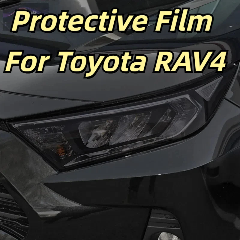 

Car Headlights Taillights Protective Film For Toyota RAV4 2019 2020 XA50 Front Anti Scratch Black Transparent TPU Accessories