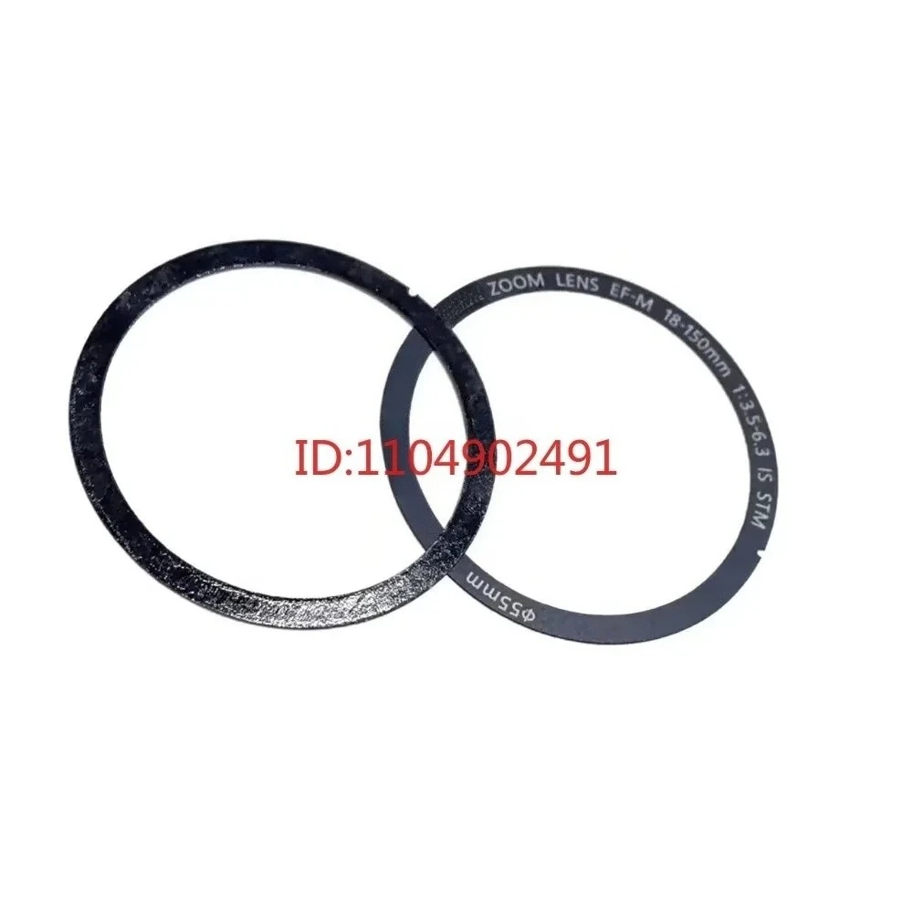 New for Canon EF-M 18-150mm F/3.5-6.3 IS STM 18-150 mm Lens Front Pressure Presser Tablet Sticker Parameters Nameplate Ring Part