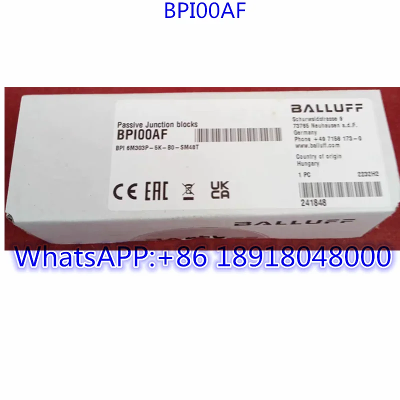 

Brand New BPI00AF sensor BPI 6M303P-5K-B0-SM48T Fast Shipping