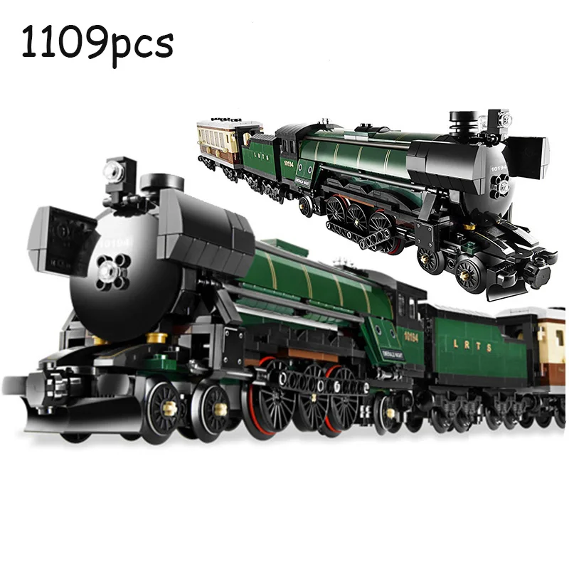 New City Spot High-tech Expert Ultimate Series large-scale Train Building Blocks  train  train track Toys For Children Gift