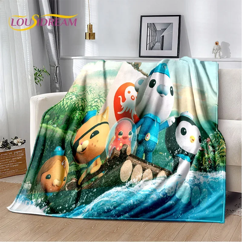 Cartoon The Octonauts Barnacles Cute Kid Blanket,Soft Throw Blanket for Home Bedroom Bed Sofa Picnic Travel Office Cover Blanket