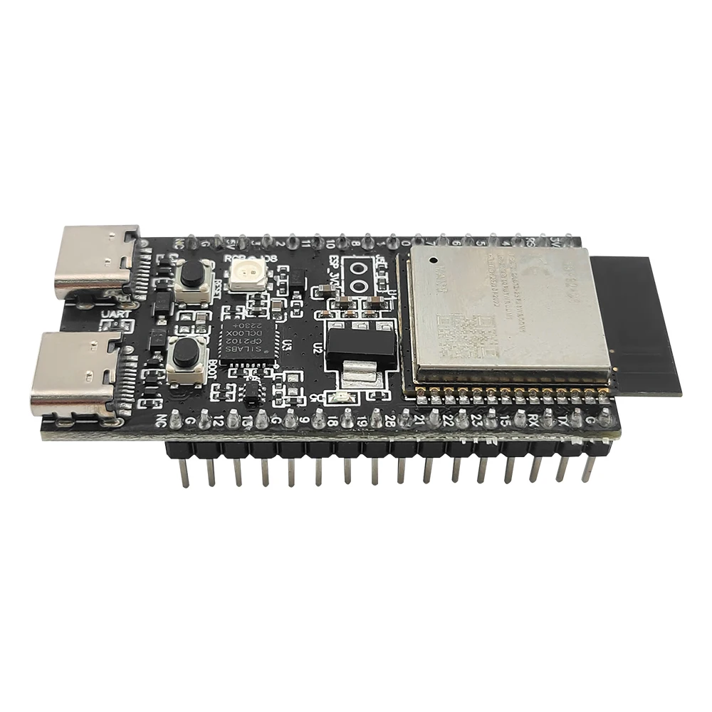 ESP32 C6 مجلس التنمية 2.4G WiFi وحدة ل AI DIY IOT N4 N8 N16 Wi-Fi 6 BLE ESP32-C6-DevKitC-1 32PIN TYPE-C CP2102
