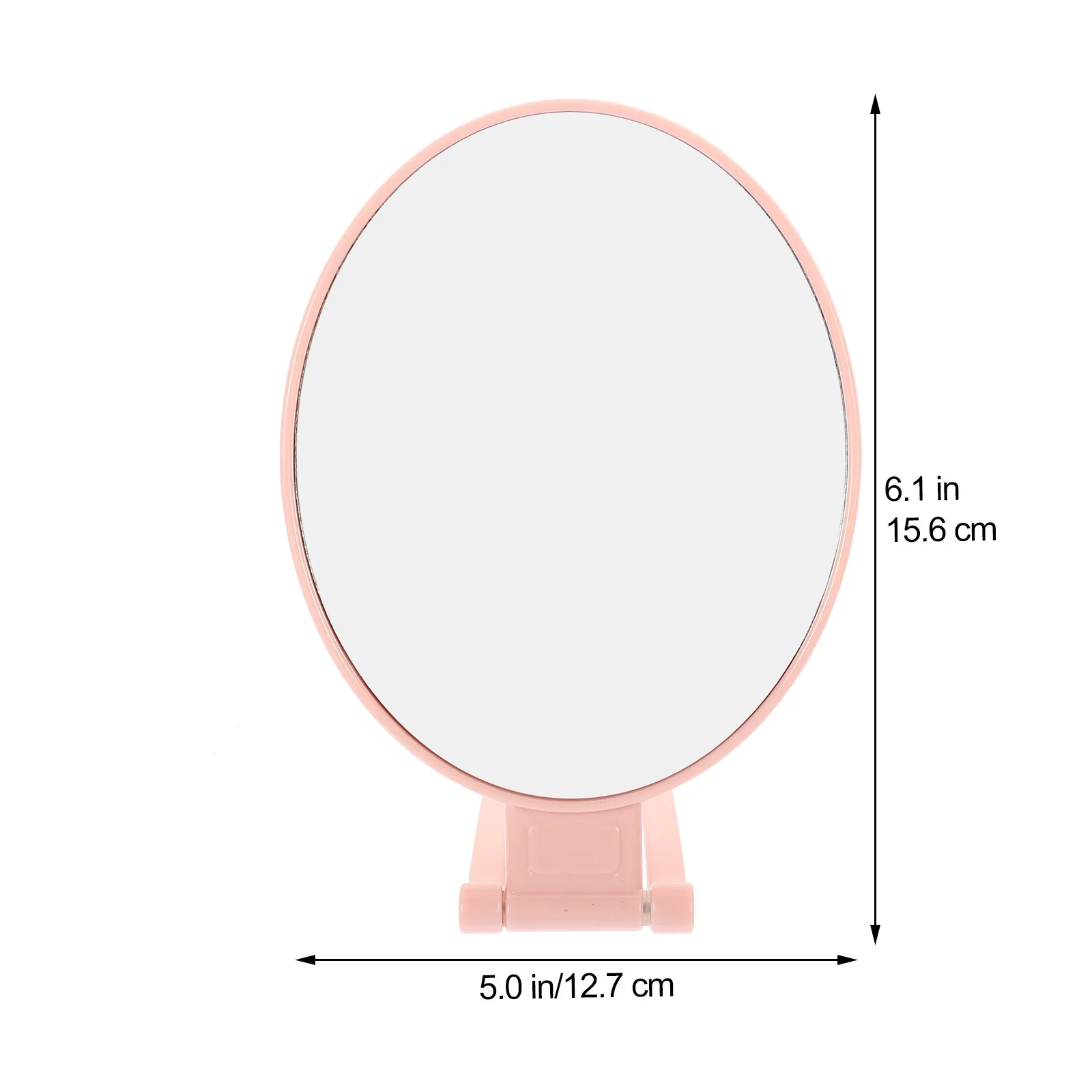 مرآة مكياج قابلة للطي على الوجهين، محمولة وخفيفة الوزن وأنيقة، مثالية لتطبيق مكياج العناية بالبشرة في المكتب المنزلي