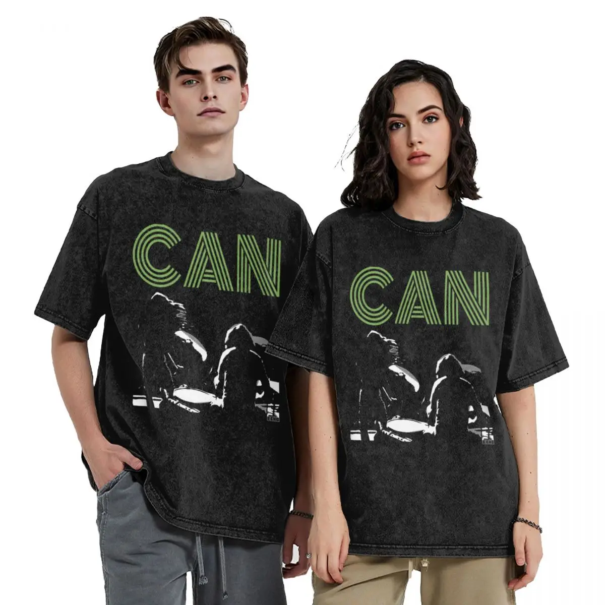 

CAN (the band) T-Shirt graphic shirts anime clothes summer top men t shirt